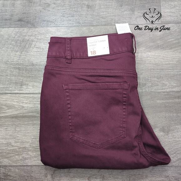 Lane Bryant Tighter Tummy Skinny High Rise Jeans Size 18 - Picture 6 of 6